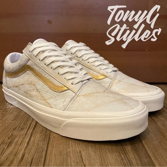 ✨NEW✨ VANS OLD SKOOL “GOLD MARBLE” (CUSTOM)